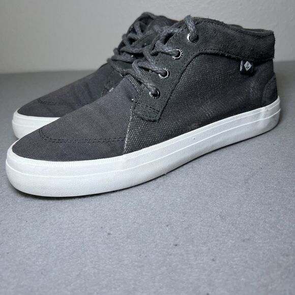 Sperry Crest Knoll  High Top Sneaker Chukka Womens 7.5 Canvas Gray Lace Up - Picture 2 of 13